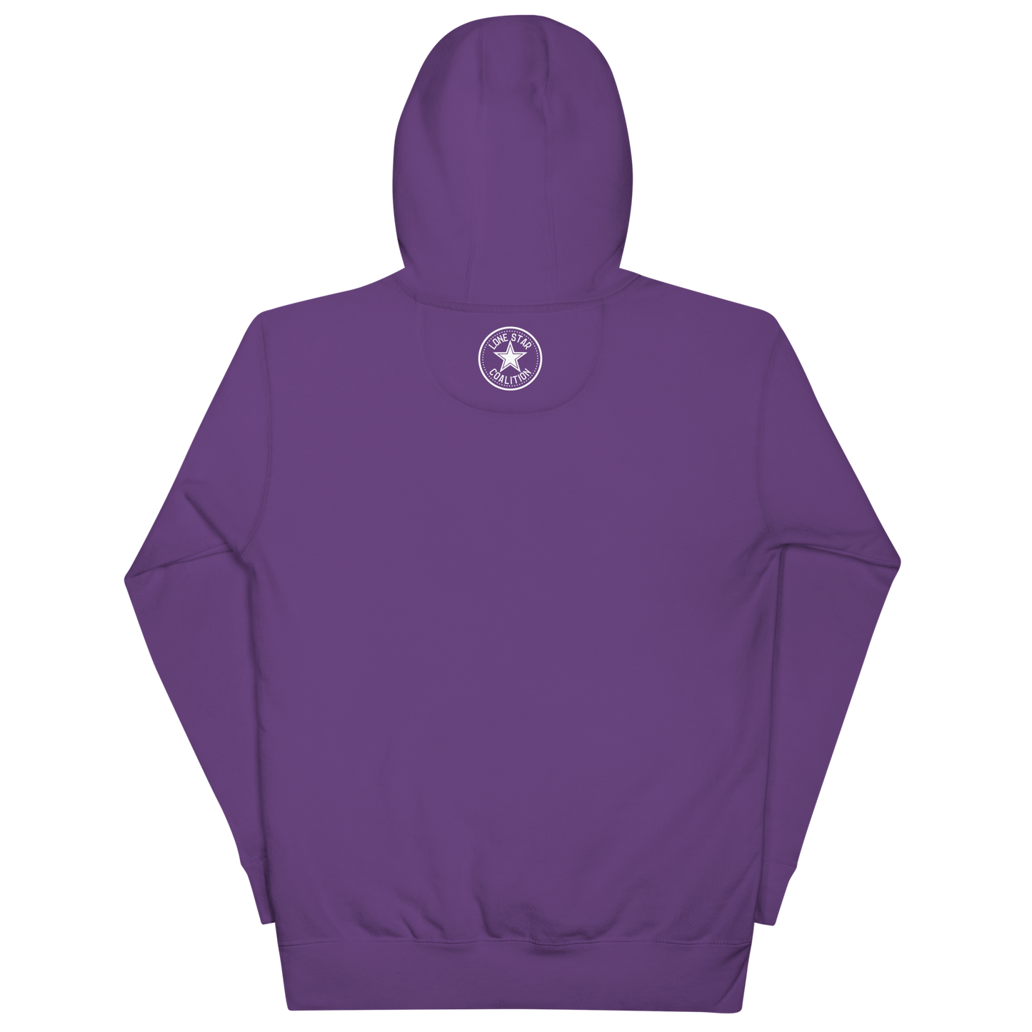 Fort Worth 817 WHT font BLK outline Unisex Hoodie